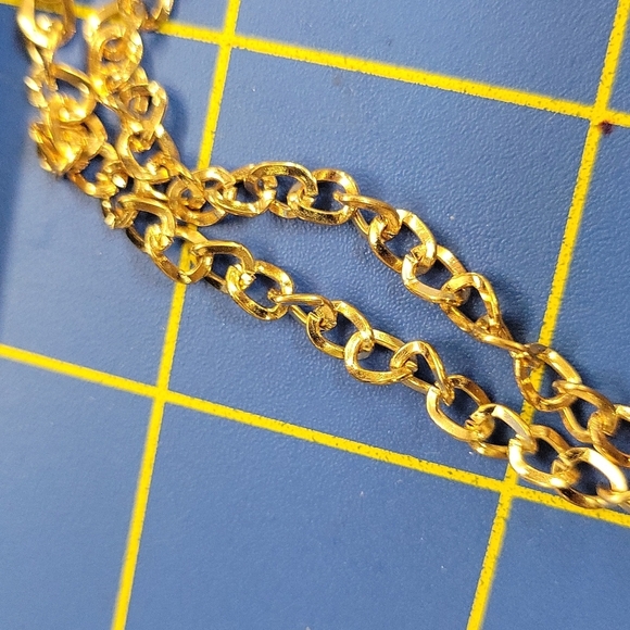 Beaded & Purple Stone Gold Tone Tassel 40" in Length - Picture 5 of 5